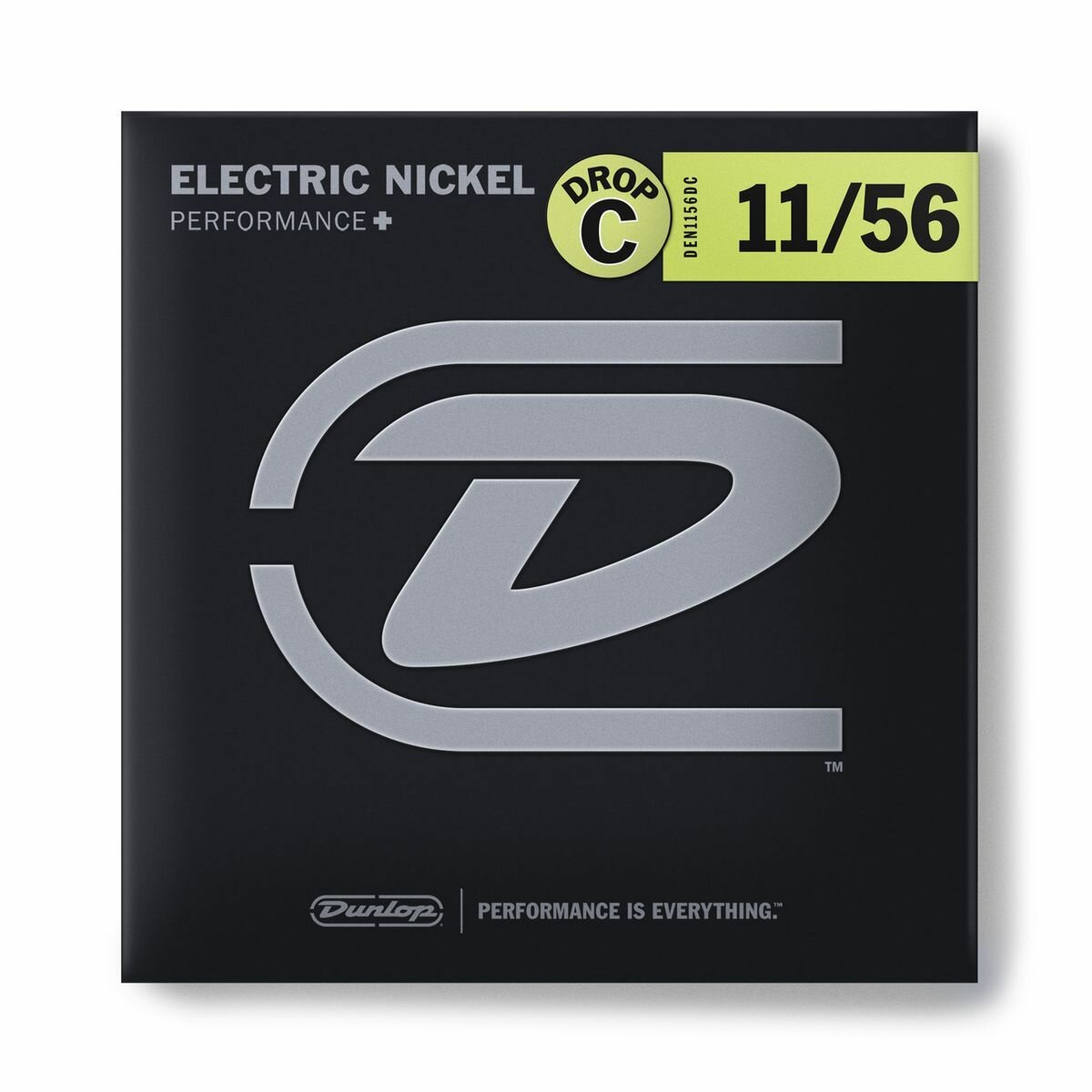Dunlop Electric Nickel Performance+ DEN1156DC струны для электрогитары DROP C никель 11-56