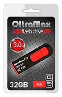 USB flash накопитель OltraMax 270 32GB Red