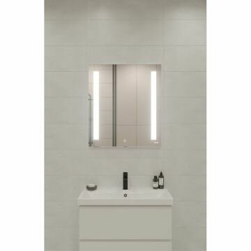 Зеркало Cersanit LED Base 020 70х80 с подсветкой прямоугольное (KN-LU-LED020*70-b-Os) - фотография № 4