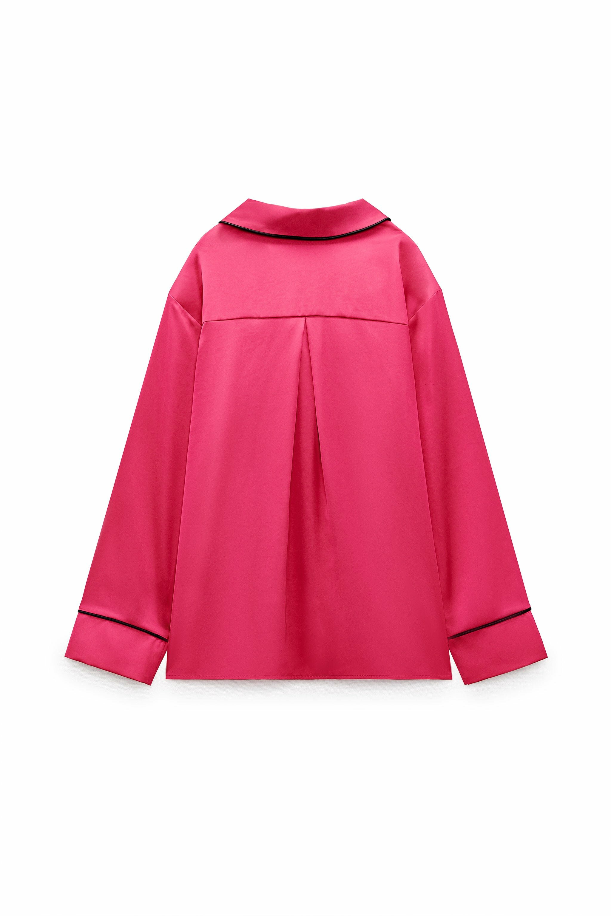 Рубашка женская ZARA, розовый, XS - фотография № 4