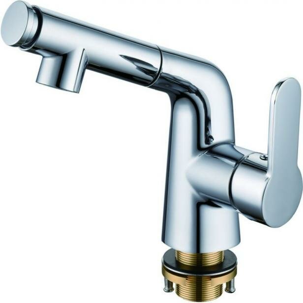 фото RUSH Смеситель одноручный для умывальника с вытяжной лейкой RUSH Tenerife (TE2835-12)