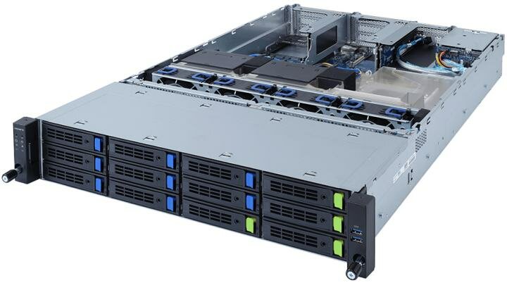 Сервер Никс gS9600a/pro2U S930X2Ba EPYC 7313/128 ГБ/1 x 2 Тб HDD/A100