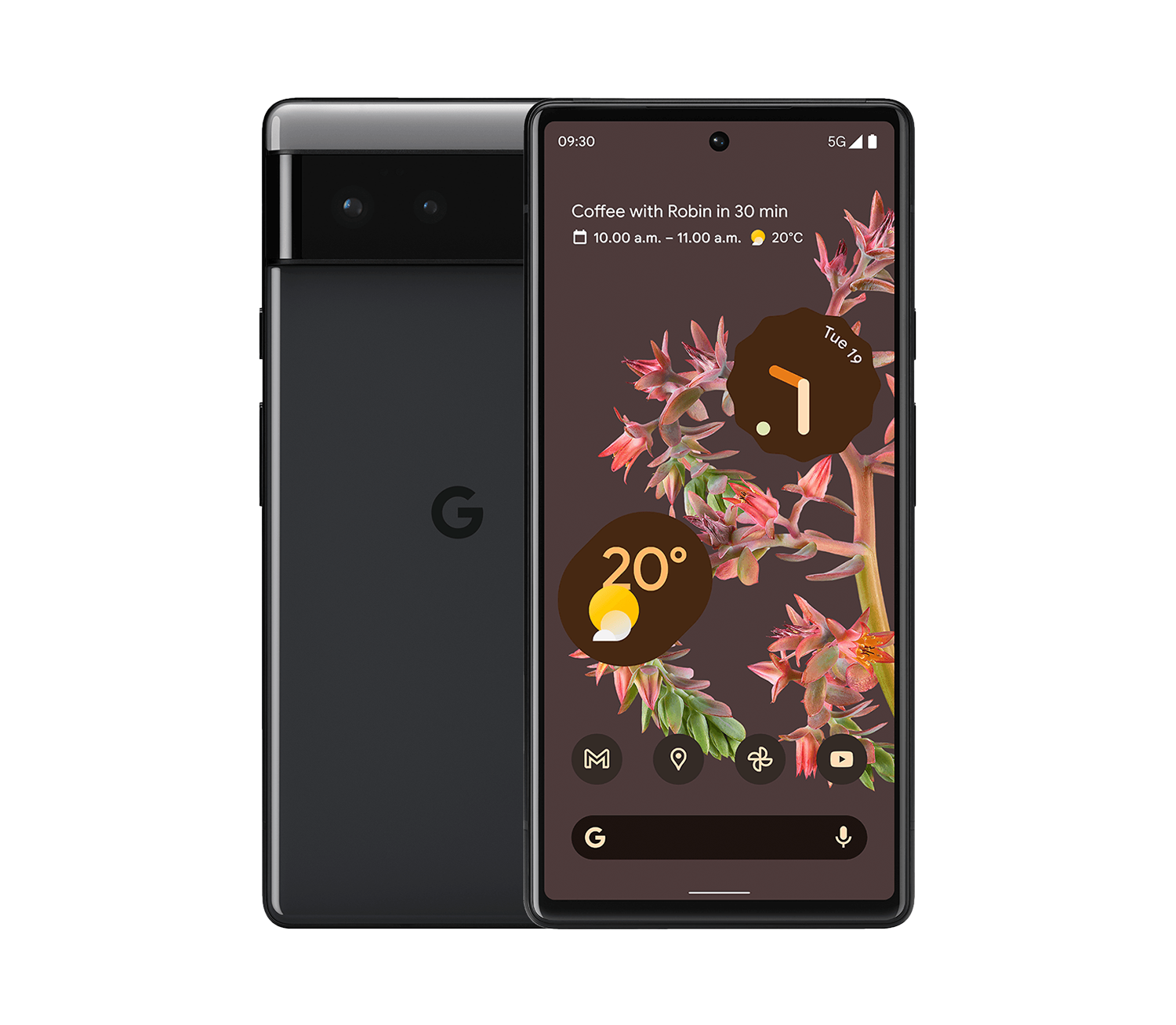 Google Pixel 6 (8GB, 128GB) Stormy Black