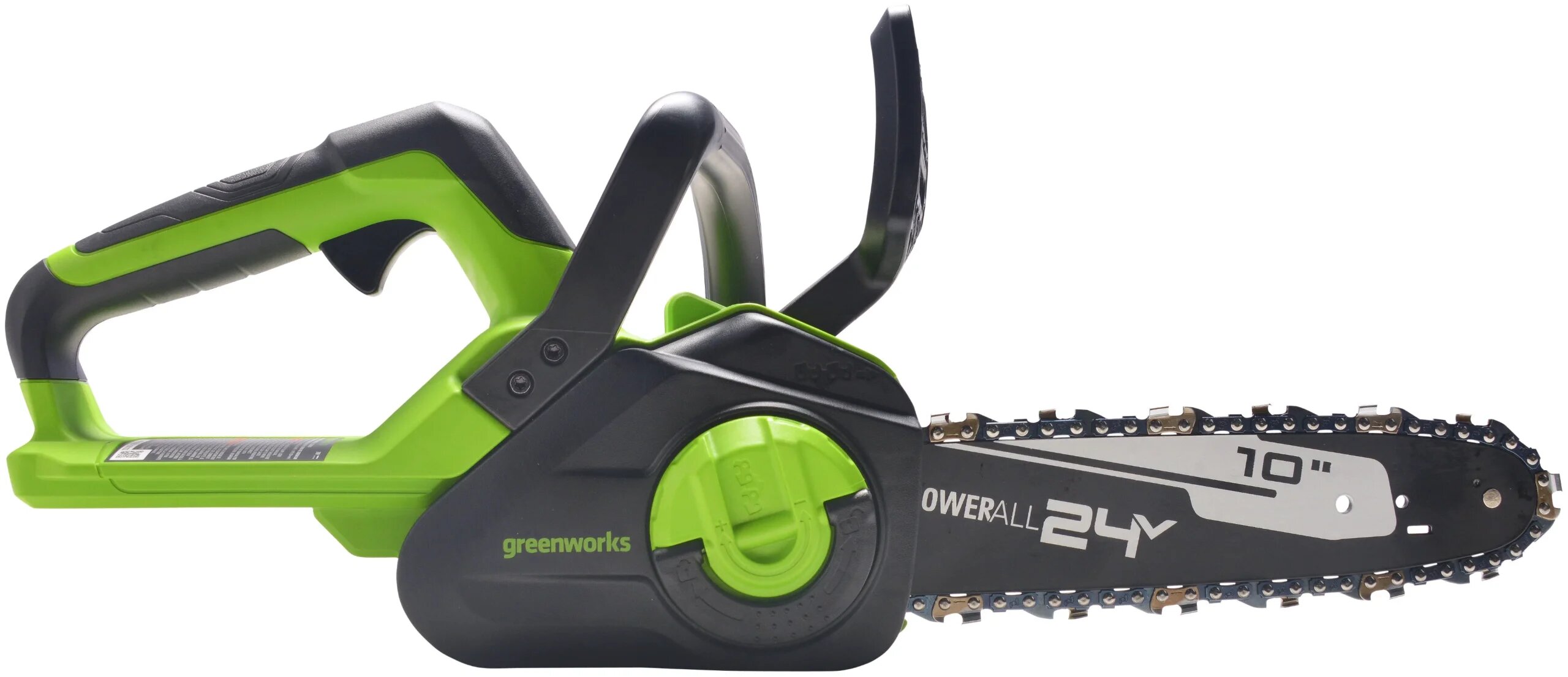 Цепная пила аккумуляторная Greenworks G24CS25, 24 В, 25 см, без АКБ и ЗУ