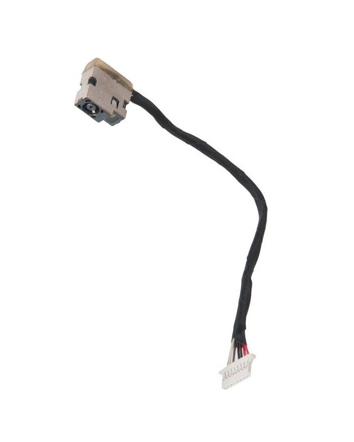 Power connector / Разъем питания для ноутбука HP 15-Ac010nr 15-Ac000 799736-F57 с кабелем 12 см