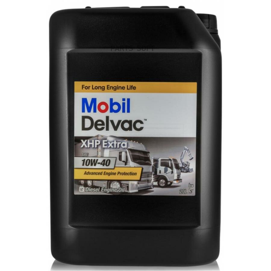 Синтетическое моторное масло Mobil Delvac XHP Extra 10W-40 20 литров