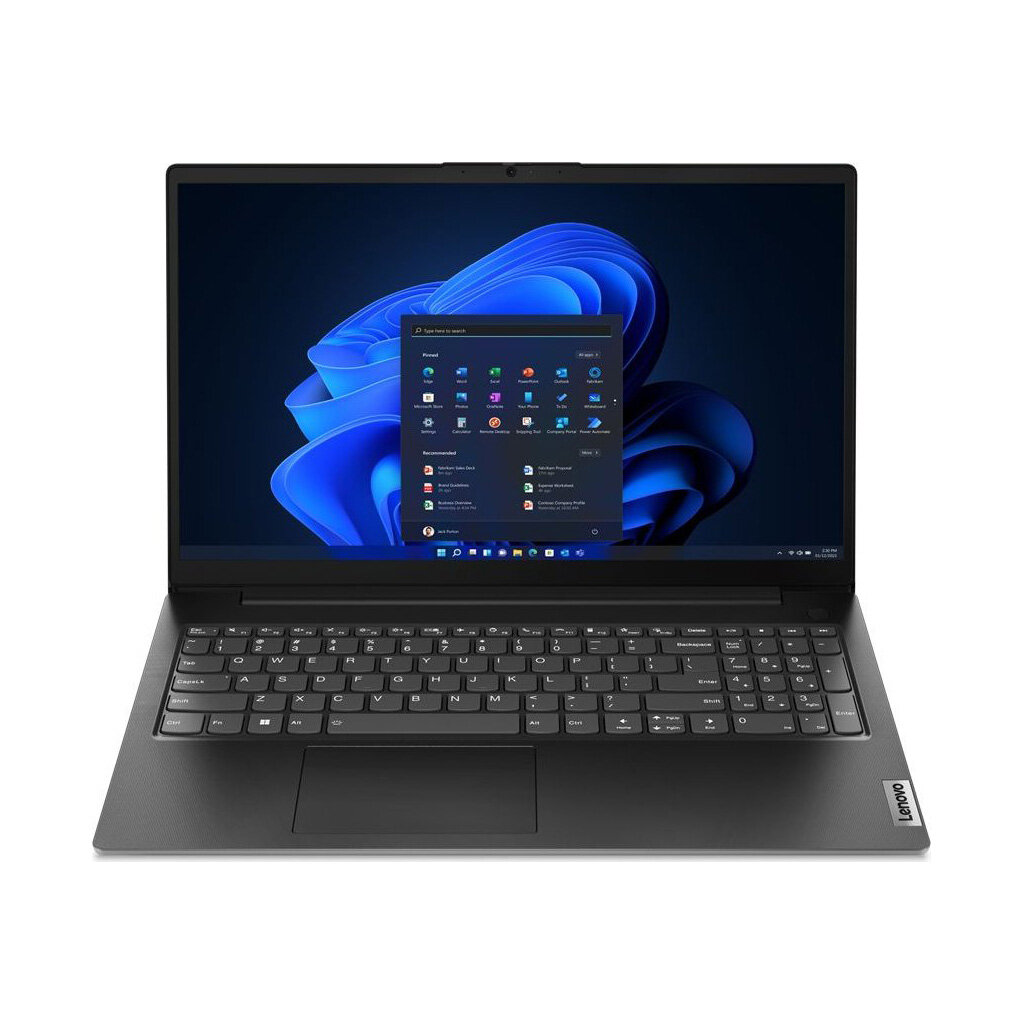 Ноутбук Lenovo V15 G4 AMN 15.6" (1920x1080) TN/AMD Ryzen 5 7520U/8ГБ LPDDR5/256ГБ SSD/Radeon 610M/Без ОС черный (82YU009XAK)