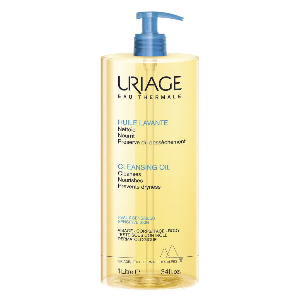 Uriage Eau Thermale Очищающее пенящееся масло для лица и тела, 1 л 1 шт