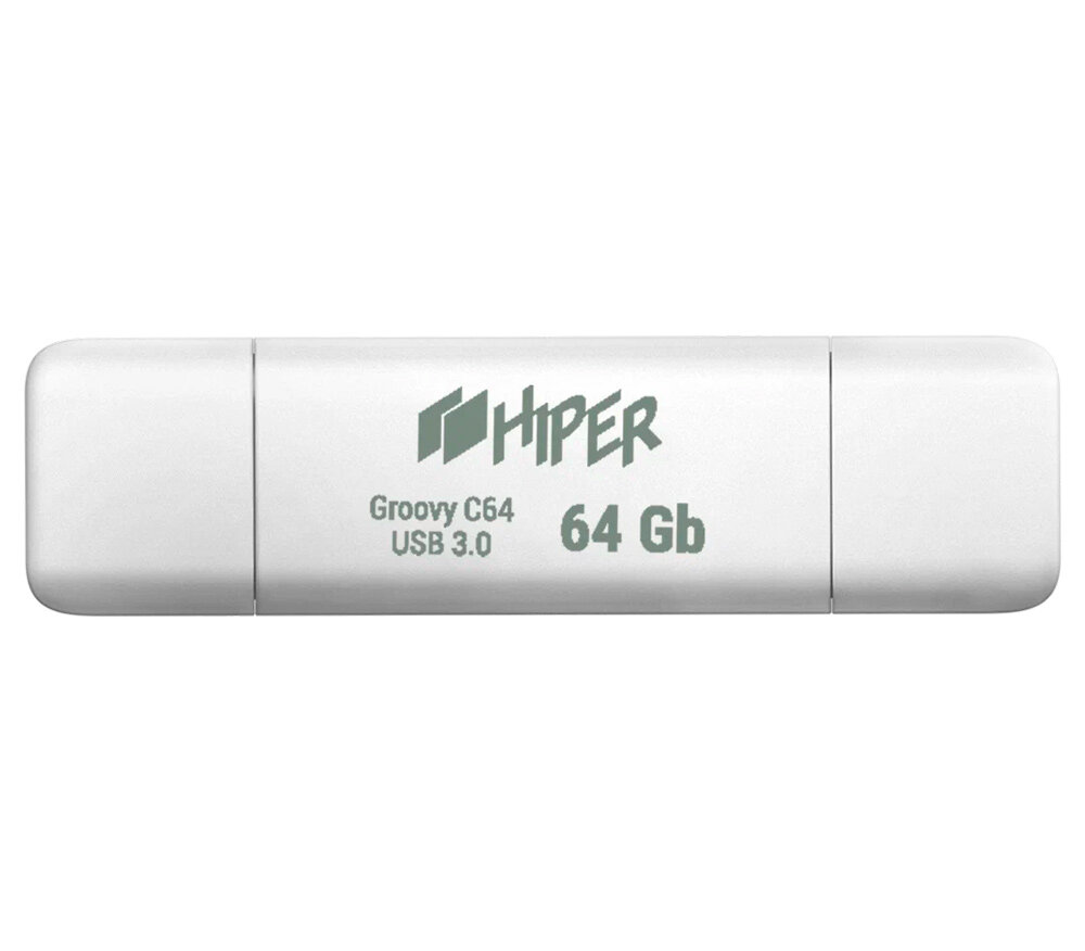 USB Flash Drive 64Gb - Hiper Groovy C HI-USBOTG64GBU787W