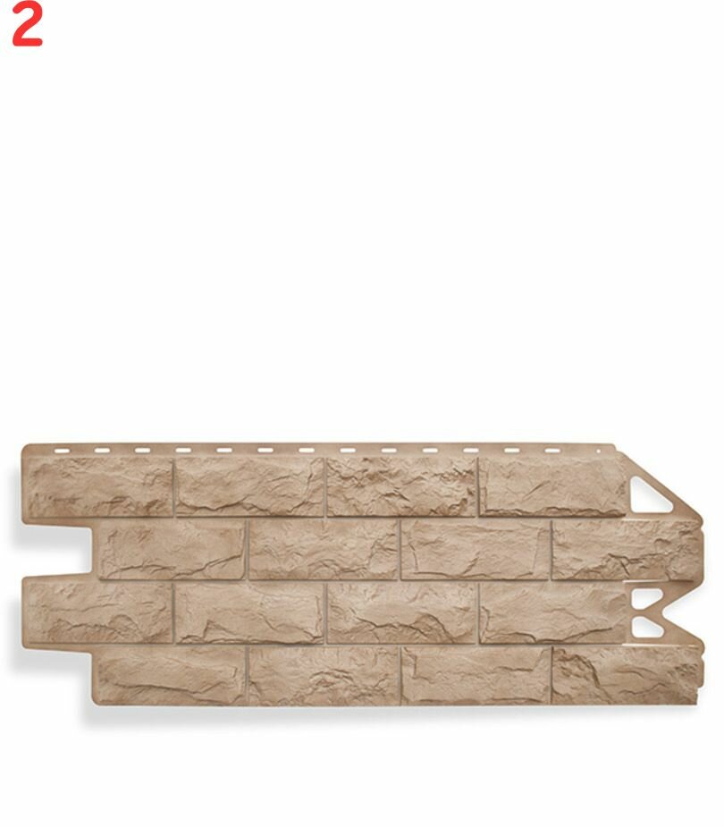 фото Панель фасадная Фагот 1160х450 мм талдомская (2 шт.)