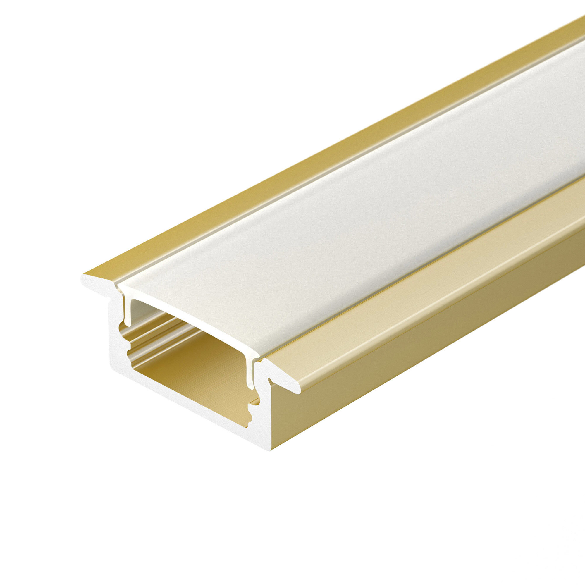 Arlight Профиль LINE-2308-F-2000 ANOD GOLD (Arlight, Алюминий), 2м