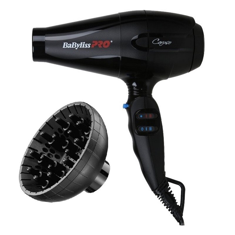 Профессиональный фен BaByliss Pro Caruso + диффузор BABD11E - фотография № 1