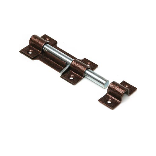 фото Засов накладной "Делга" круглый (медь)