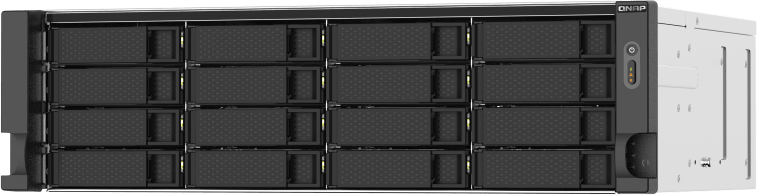 Сетевое хранилище QNAP TS-1673AU-RP-16G стоечный (3U) 16шт. 3.5" SATA III 256TB RAID 0,RAID 1,RAID 10,RAID 5,RAID 50,RAID 6,RAID 60,Single disk 16 GB DDR4 Кол-во сетевые интерфейсов 2шт. 2.5 Gb/s — фото 2