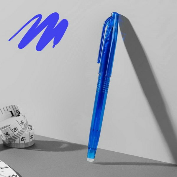 Ручка для ткани термоисчезающая цвет синий