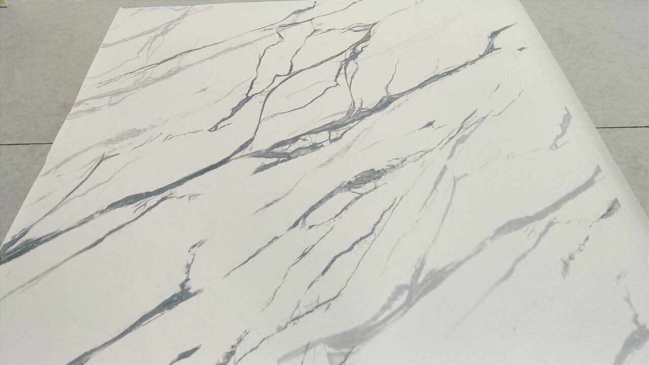 Фреска бесшовная Черно-белый мрамор №1 (ширина 3100мм х длина 4000мм) - фотография № 5