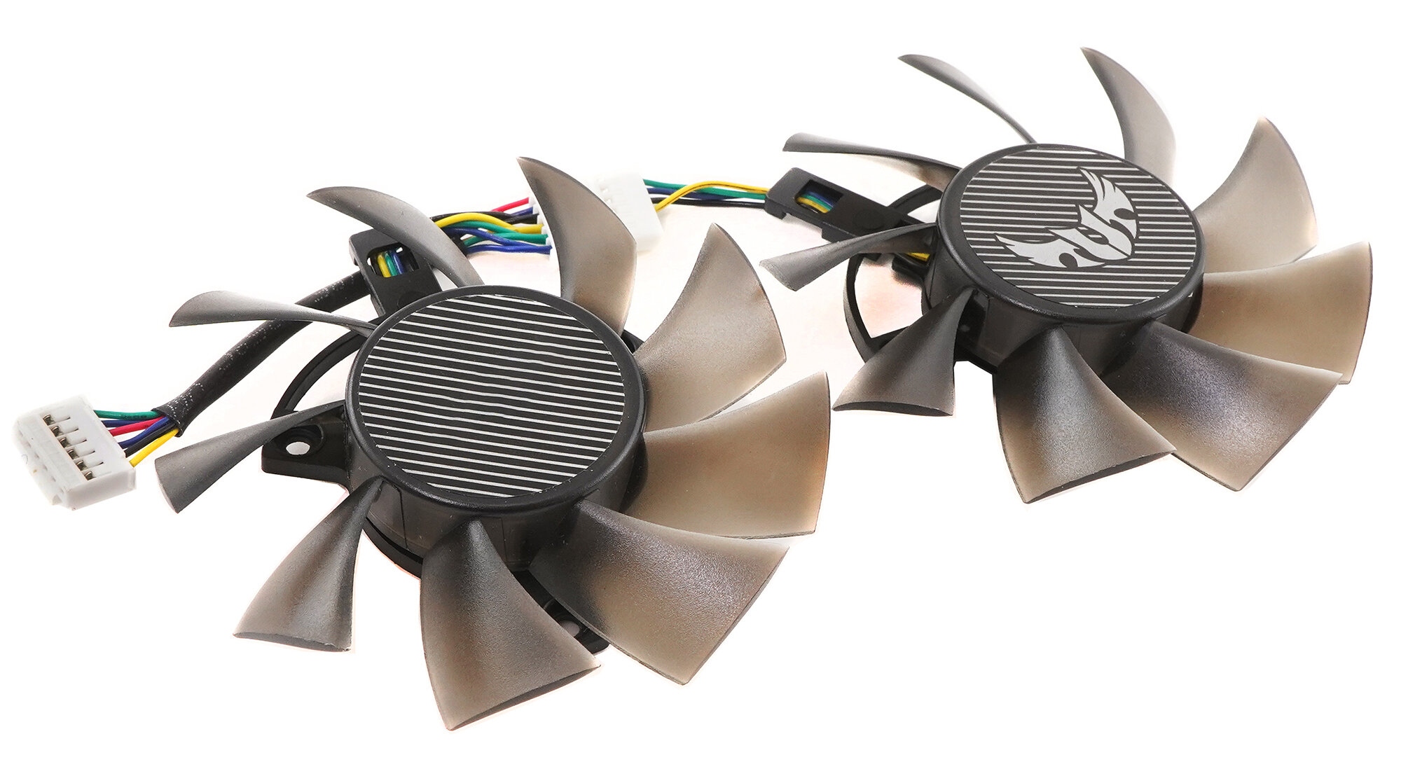 фото Вентилятор (кулер) для видеокарты Asus TUF GTX 1660Ti, 1660, 1650, RTX2060 (FD8015U12D, T128215BU) (двойной) 6 pin