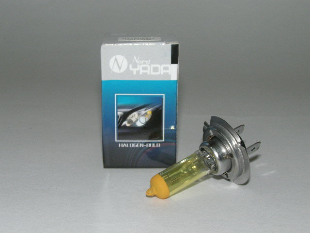 фото Лампа H7 12V 55W Px26d YELLOW желтая