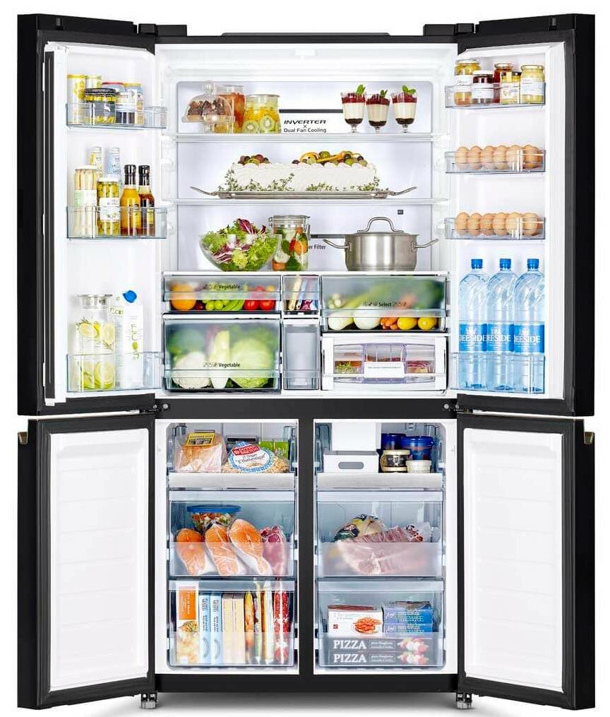 Холодильник трехкамерный Hitachi R-WB720VUC0 GMG - фотография № 3