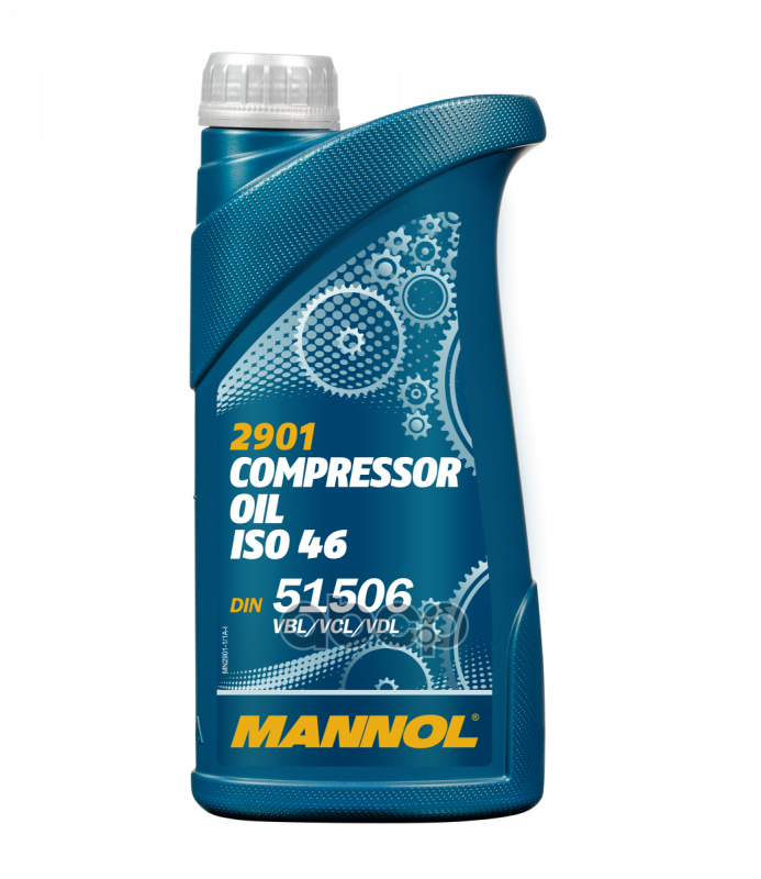 2901-1 Mannol Compressor Oil Iso 46 1 Л. Минеральное Масло Для Воздушных Компрессоров MANNOL арт. MN29011