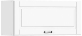 Кухонный модуль навесной шкаф горизонтальный столплит Регина РП-280 Белый/Белый матовый, 80х36х30 см