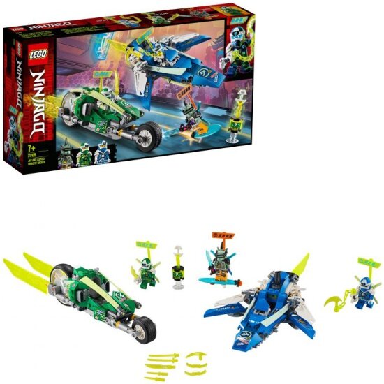 Конструктор LEGO ® NINJAGO® 71709 Скоростные машины Джея и Ллойда