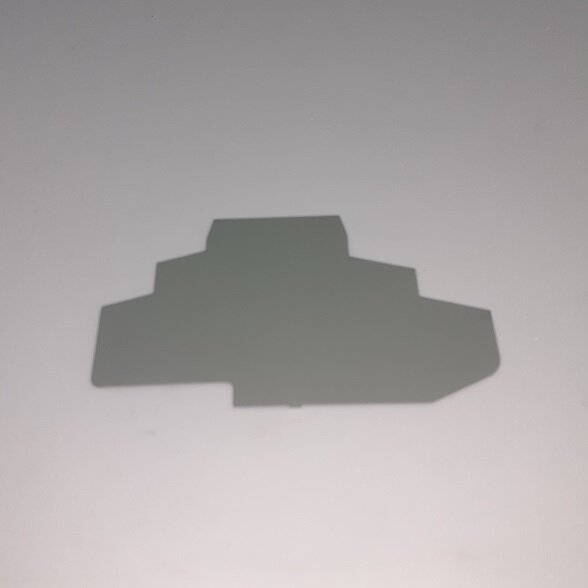 фото KLEMSAN 451109 Концевой сегмент на клеммники CTP 2,5EA (серый); NPP-CTP 2,5EA