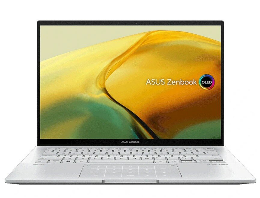 Asus Zenbook 14 OLED UX3402VA-KN160W White Core i7-1360P/16G/1Tb SSD/14" 2.8K (2880х1800) OLED Touch/Intel Iris Xe Graphics/WiFi/BT/Win11 (90NB10G7-M00710)