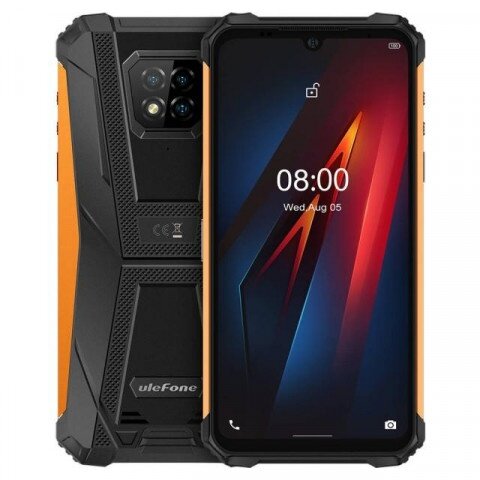 Смартфон Ulefone Armor 8 4/64Gb Черно-оранжевый