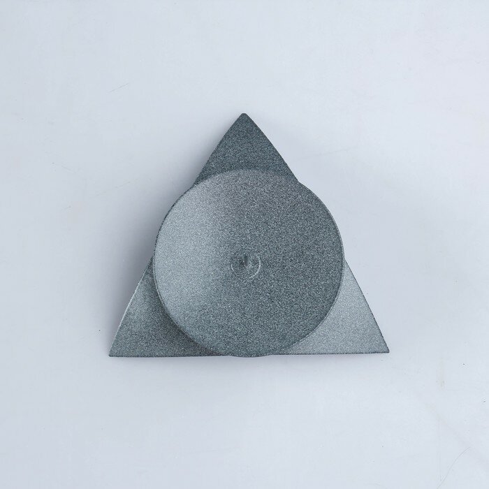 Подсвечник "Звездочка" металл на 1 свечу, 9х3,5 см, серый - фотография № 3