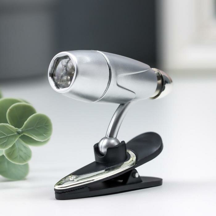 фото Лампа для чтения 3хLED от батареек LR44 1,5х6,5х5 см RISALUX