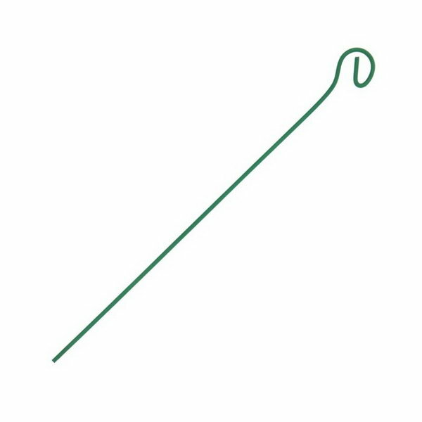 Колышек для подвязки растений, h = 40 см, d = 0.3 см, проволочный, зелёный, 10 шт. - фотография № 1