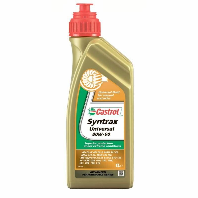 Масло трансмиссионное Castrol 80W90 Syntrax Universal GL4/GL5 1 л