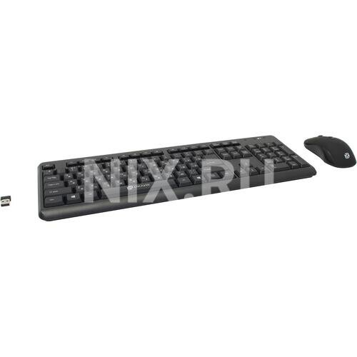 Комплект клавиатура и мышь Oklick 270 M Black USB