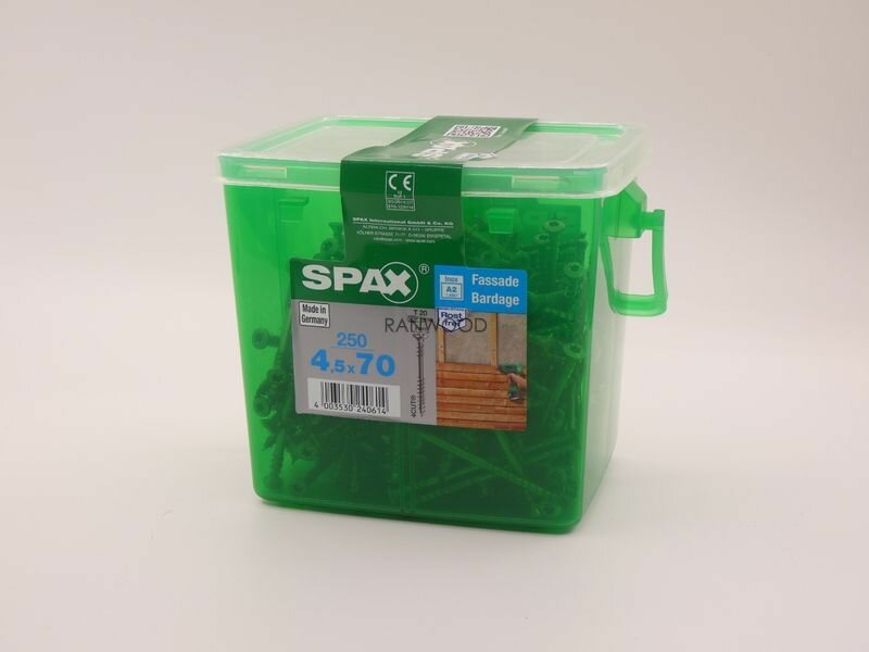 фото Саморезы для фасада Spax 4,5х70 мм, двойная резьба, линзовая головка (250 шт.)