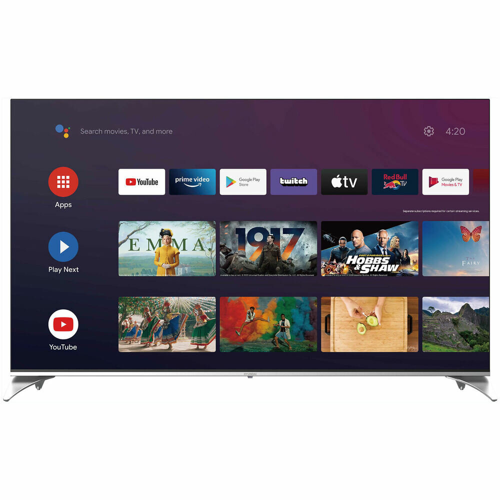 Телевизор 50" Hyundai H-LED50QBU7500 (4K UHD 3840x2160, Smart TV) черный