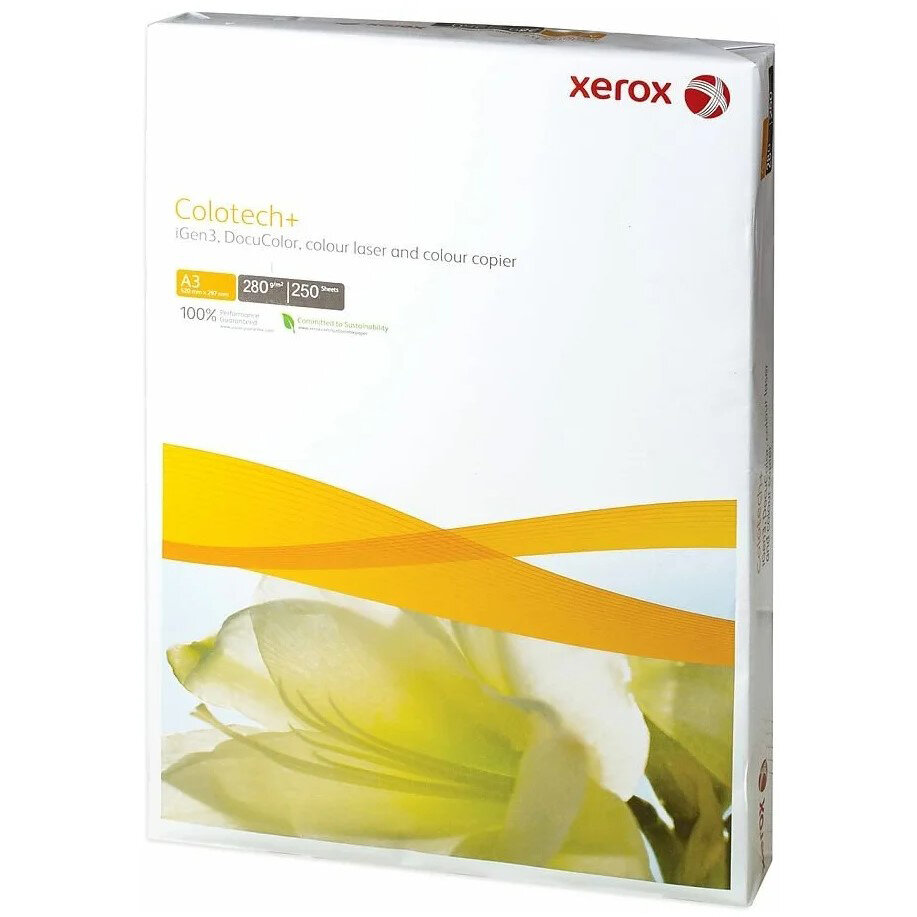 Бумага XEROX 003R98980 Colotech Plus 170CIE, 280г, A3, 250 листов
