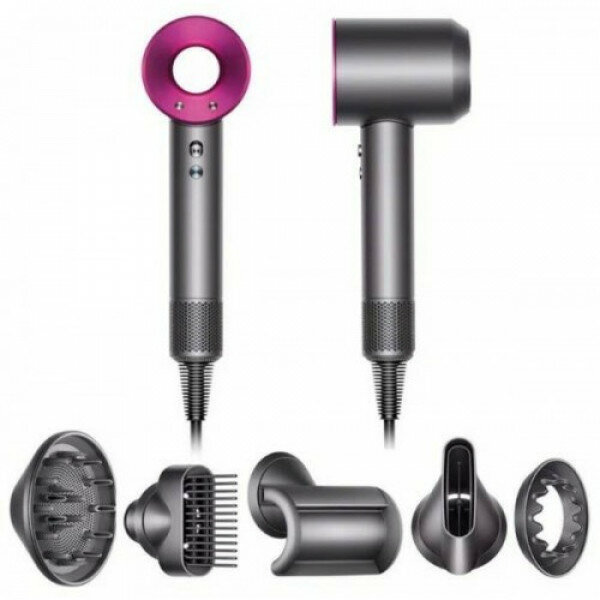 Фен Dyson Supersonic HD07, (никель/фуксия) (386732-01) Европа