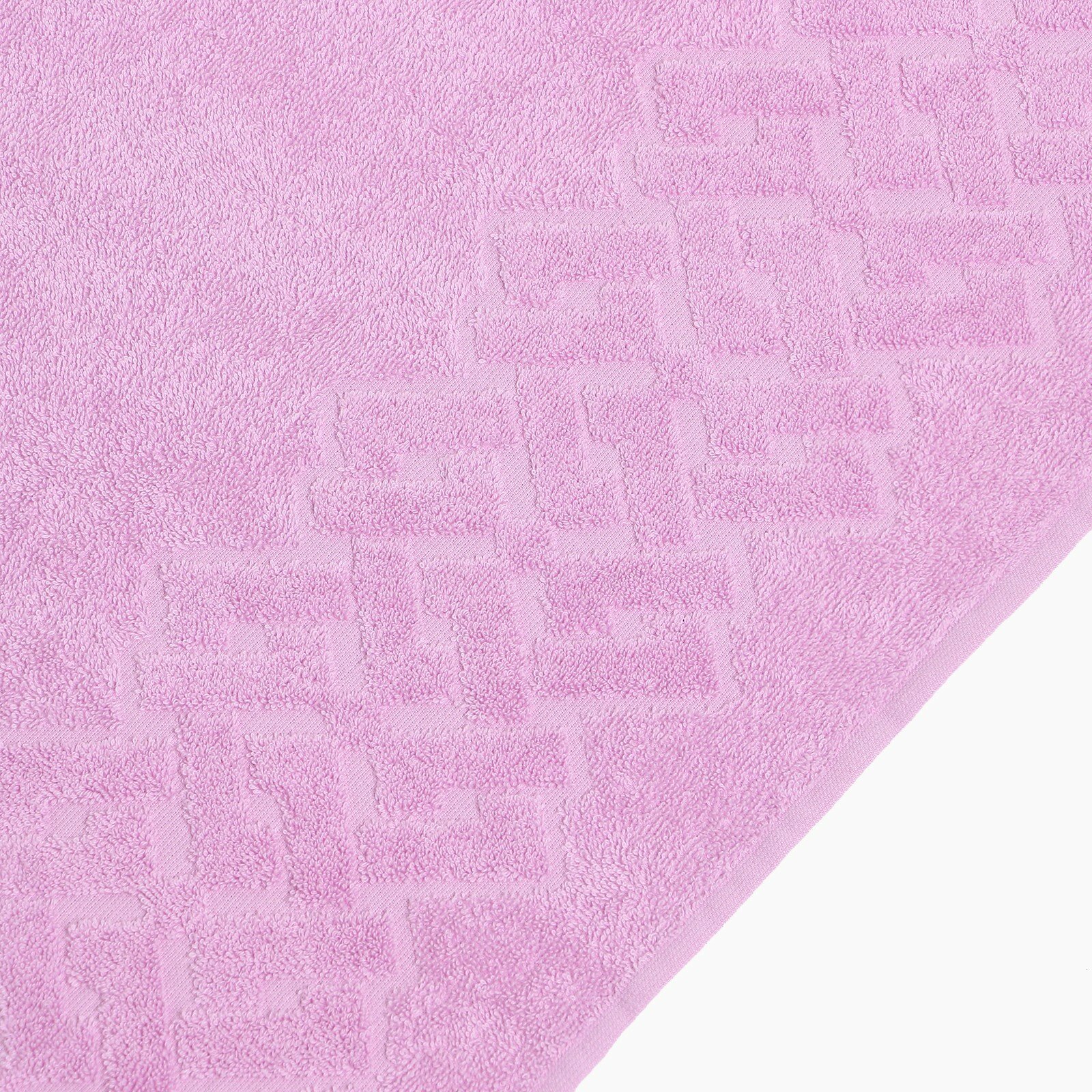 Полотенце махровое Baldric 50Х90см, цвет розовый, 360г/м2, 100% хлопок - фотография № 3