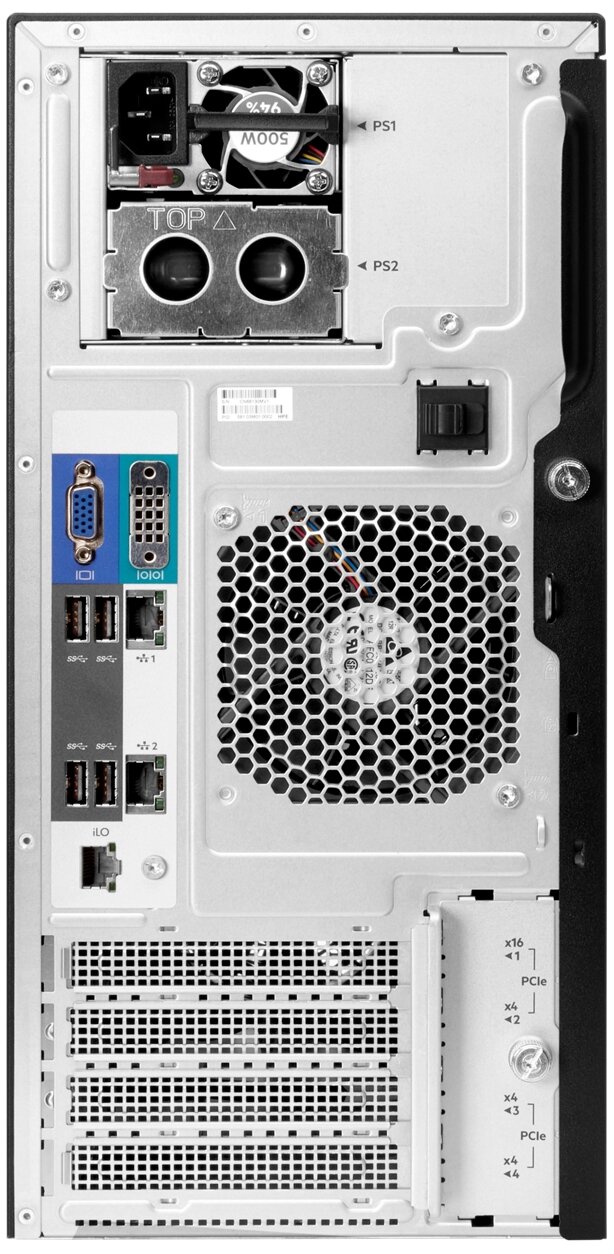 Сервер HPE ProLiant ML30 Gen10 Plus P44718-421 форм-фактор Tower/Intel Xeon E-2314(28GHz)/16GB DDR4-3200 UDIMM/ 8x25"M2