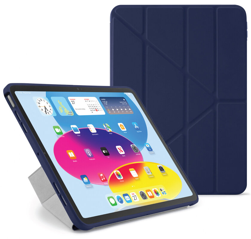 Чехол Pipetto для iPad 10.9 (2022) Origami Case, темно-синий