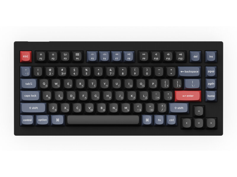 Клавиатура Keychron V1 RGB (Red Switch) Black V1-B1-RU