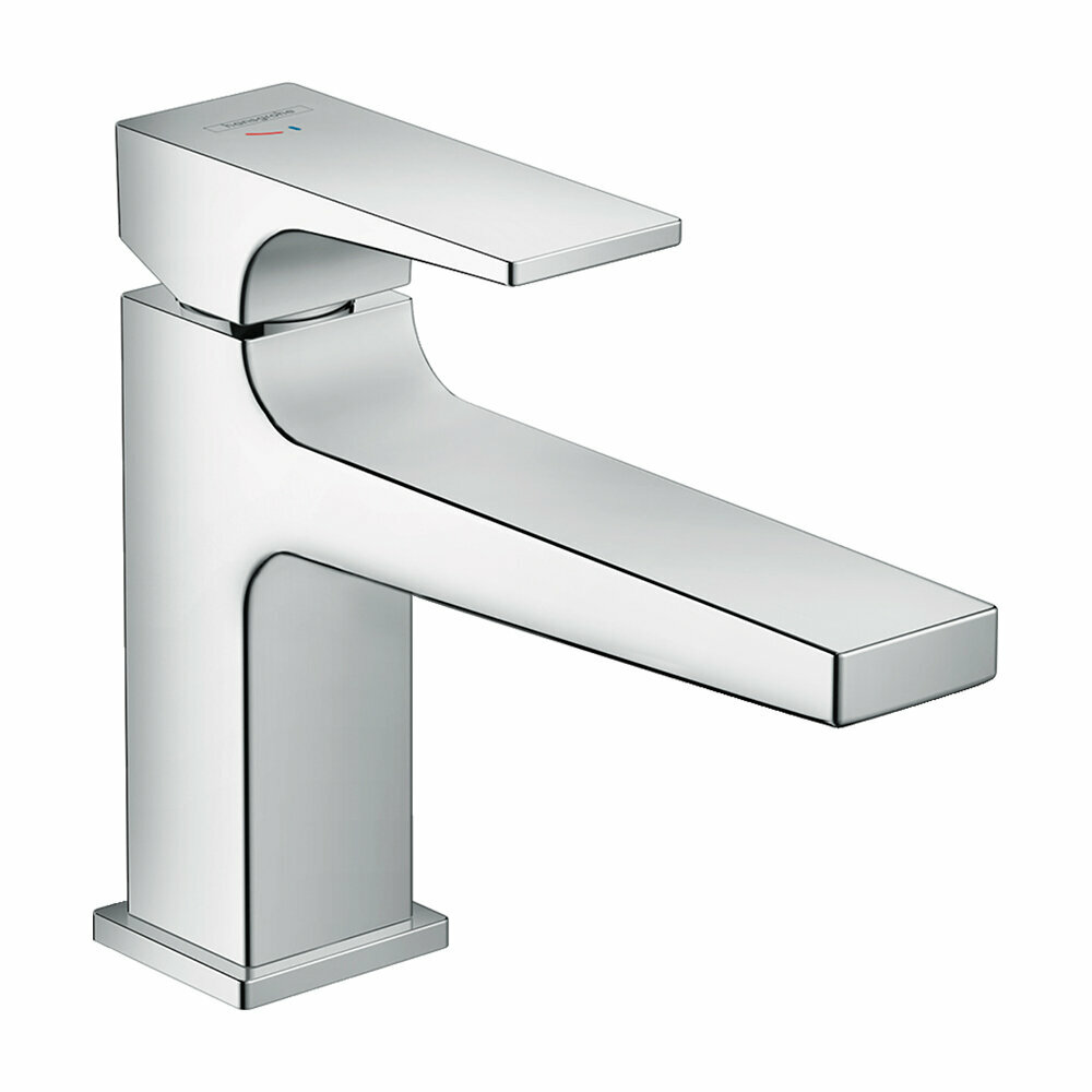 Metropol Смеситель для раковины 100, однорычажный, CoolStart, с рычаговой рукояткой, со сливным клапаном Push-Open