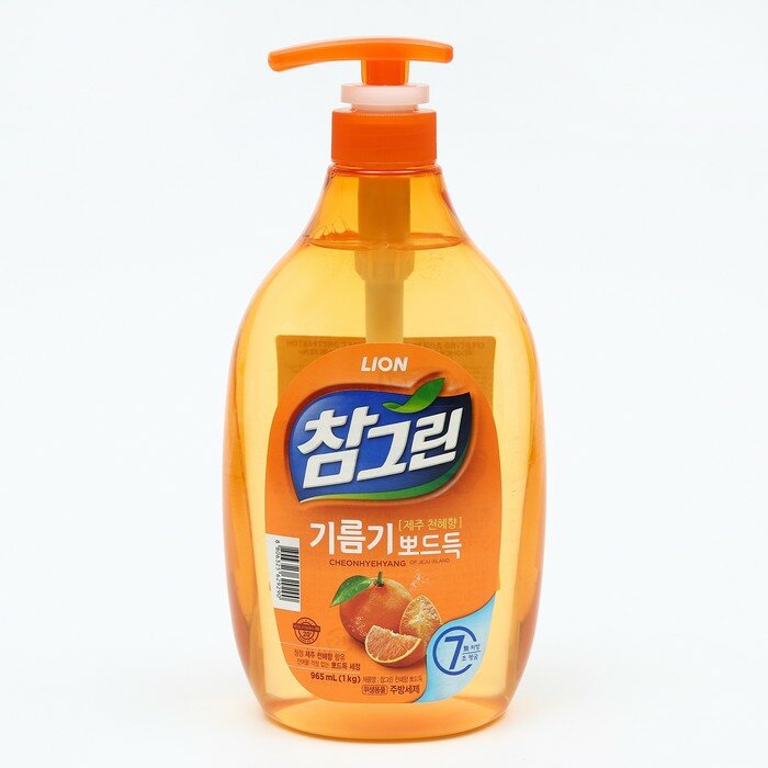Lion`s Средство для мытья посуды с экстрактом японского мандарина «Chamgreen», 965 мл