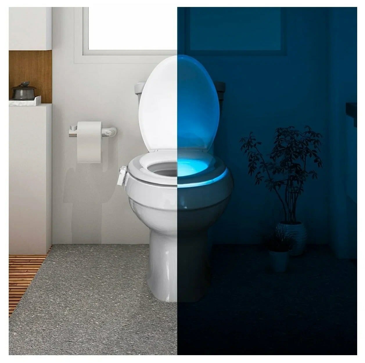 Подсветка для унитаза с датчиком движения/Светильник для туалета/Ночник в домашний туалет - фотография № 3