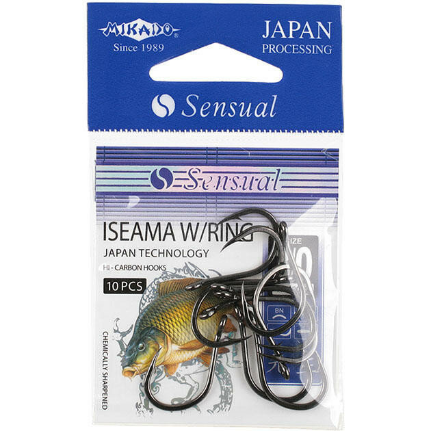 Mikado Крючки Sensual Iseama W/Ring №6 BN 10шт.