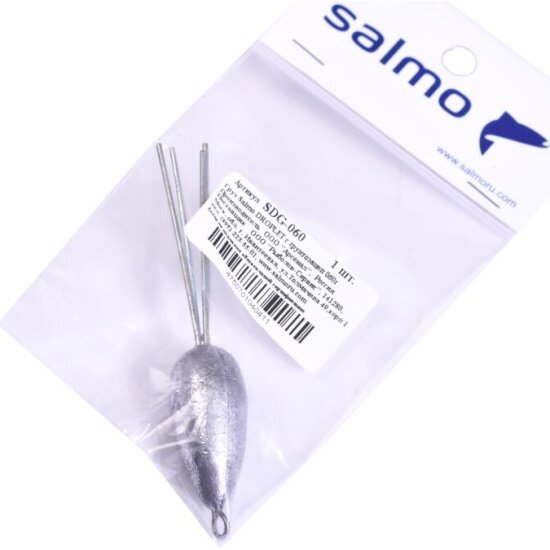 Груз с грунтозацепом Salmo "Droplet" 060 г