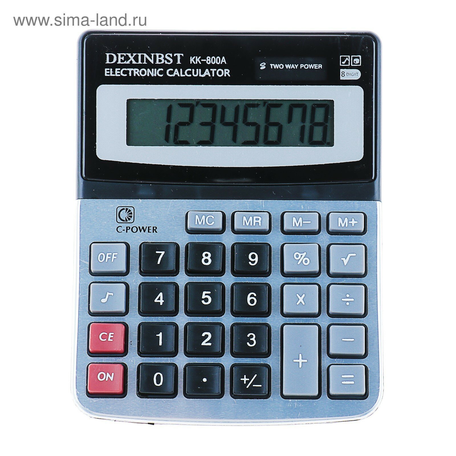Калькулятор настольный 8 - разрядный KK - 800A (1шт.)