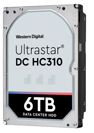 WD Жесткий диск Western Digital Ultrastar DC HC310 HUS726T6TALE6L4 (0B36039) 6ТБ 3.5" 7200RPM 256MB SATA 512E