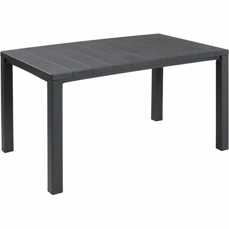 Стол Alibert Julie dinning table графит - фотография № 1